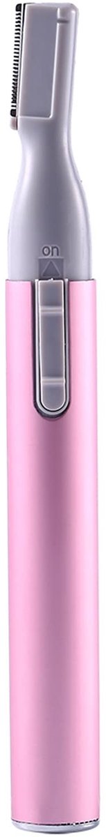 Dailygoods - Gezichtshaarverwijdering - Elektrische tondeuse - Draagbaar en eenvoudig te gebruiken - Roze - Voor vrouwen - Ideaal voor overtollig haar