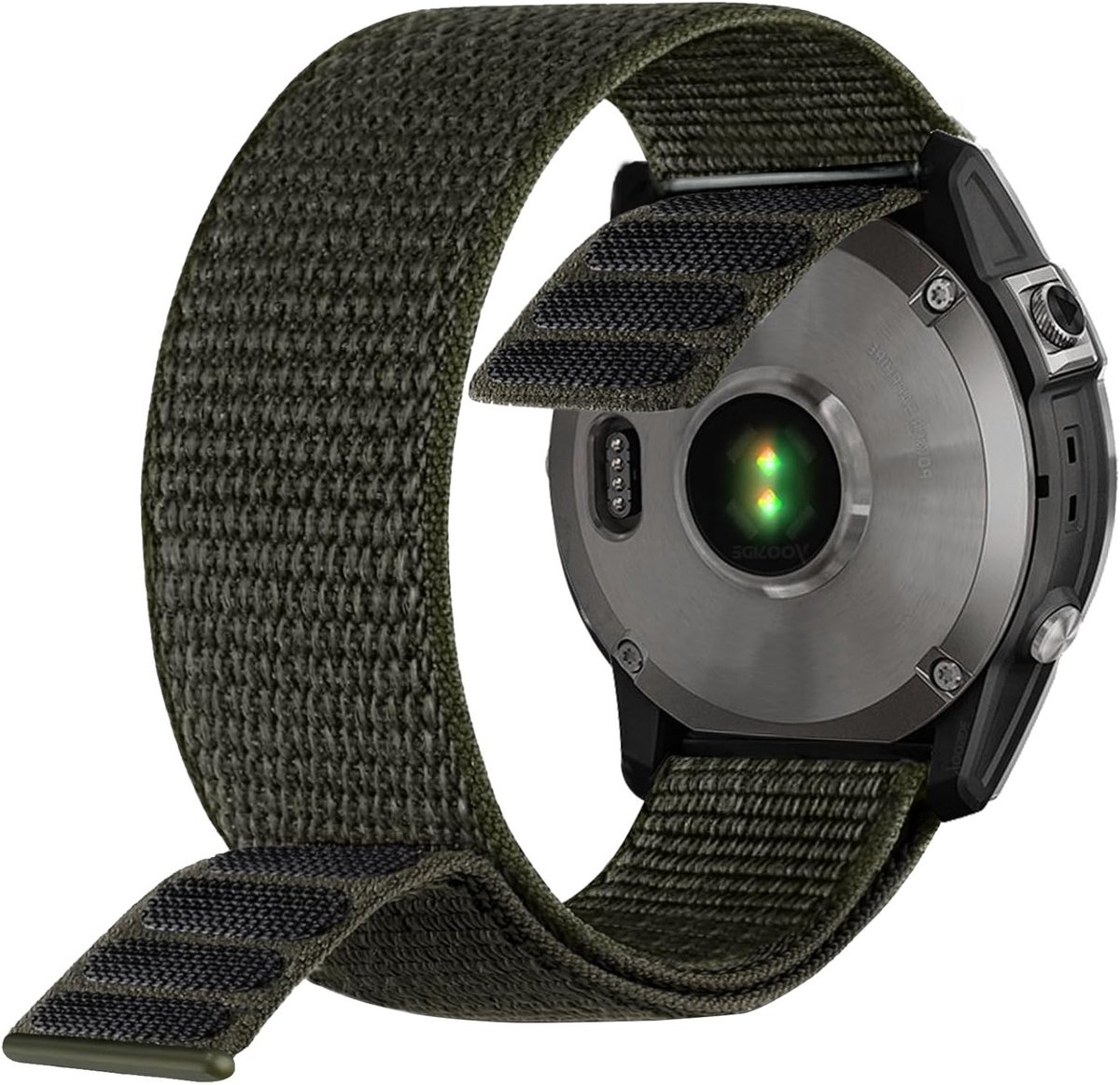 Verstelbare Velcro Nylon Horlogeband voor Garmin Fenix 7, EPIX 2, Fenix 6 en Forerunner 955, 22mm, Sneldrogend en Lichtgewicht Sportband voor Activiteiten en Fitness