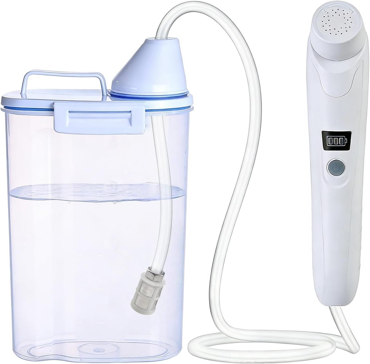 Draagbare bidetdouche met elektrische functie, handdouche voor toiletgebruik, ideaal voor 