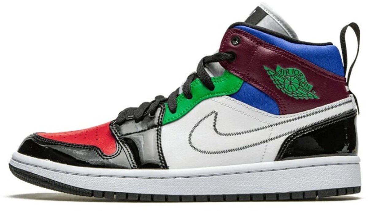 Nike Nike Air Jordan 1 Mid SE Multi Sneakers Unisex Color Multicolor
