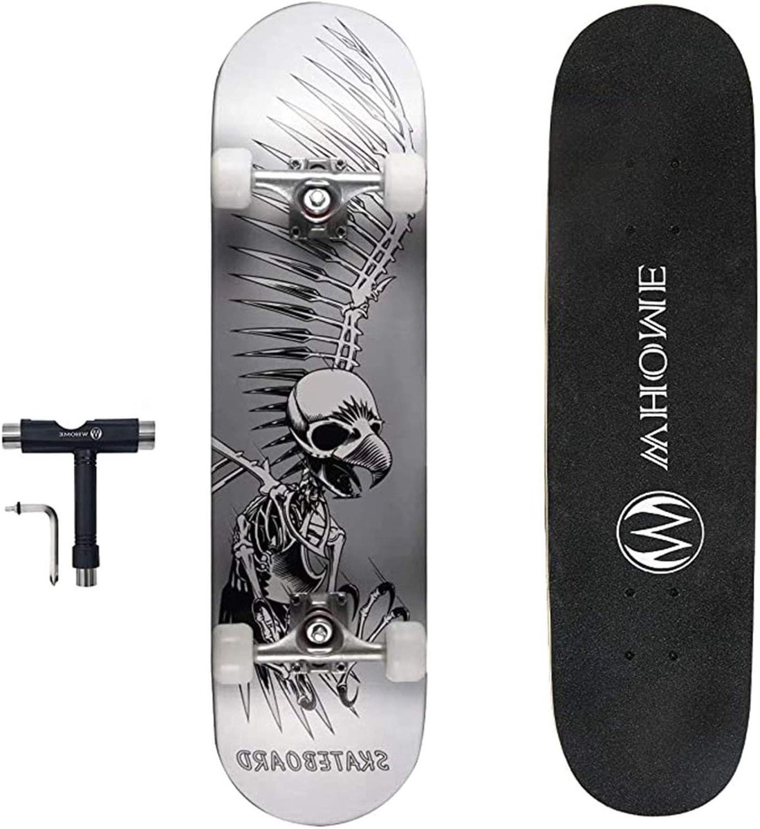 Compleet Skateboard Street Longboard Straat Skaten Dubbele Kick Concave 31 Inch