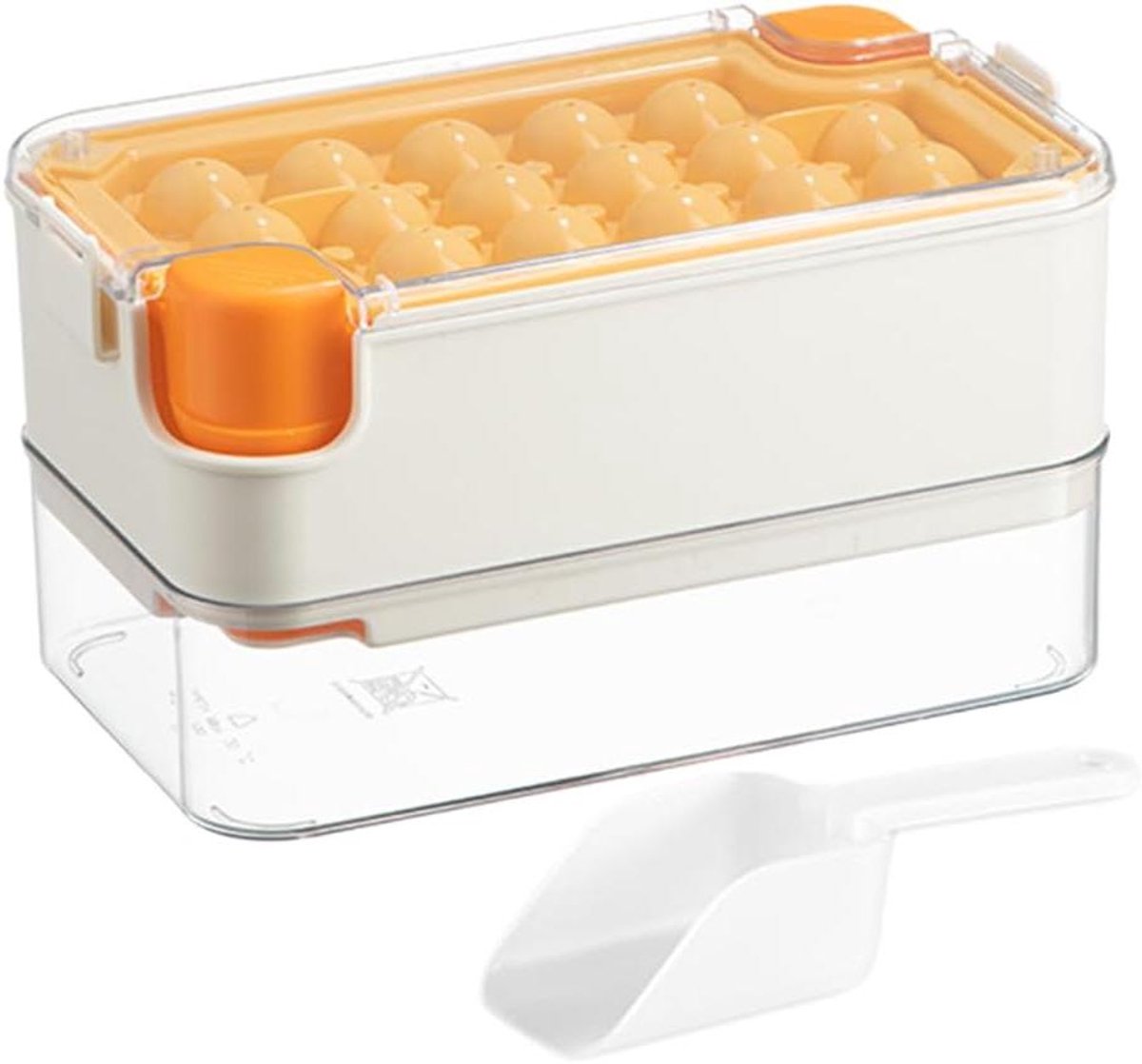 IJsblokjes Maker - IJsvorm Set - Dranken Koelen - Met Deksel - 22 cm - Groen