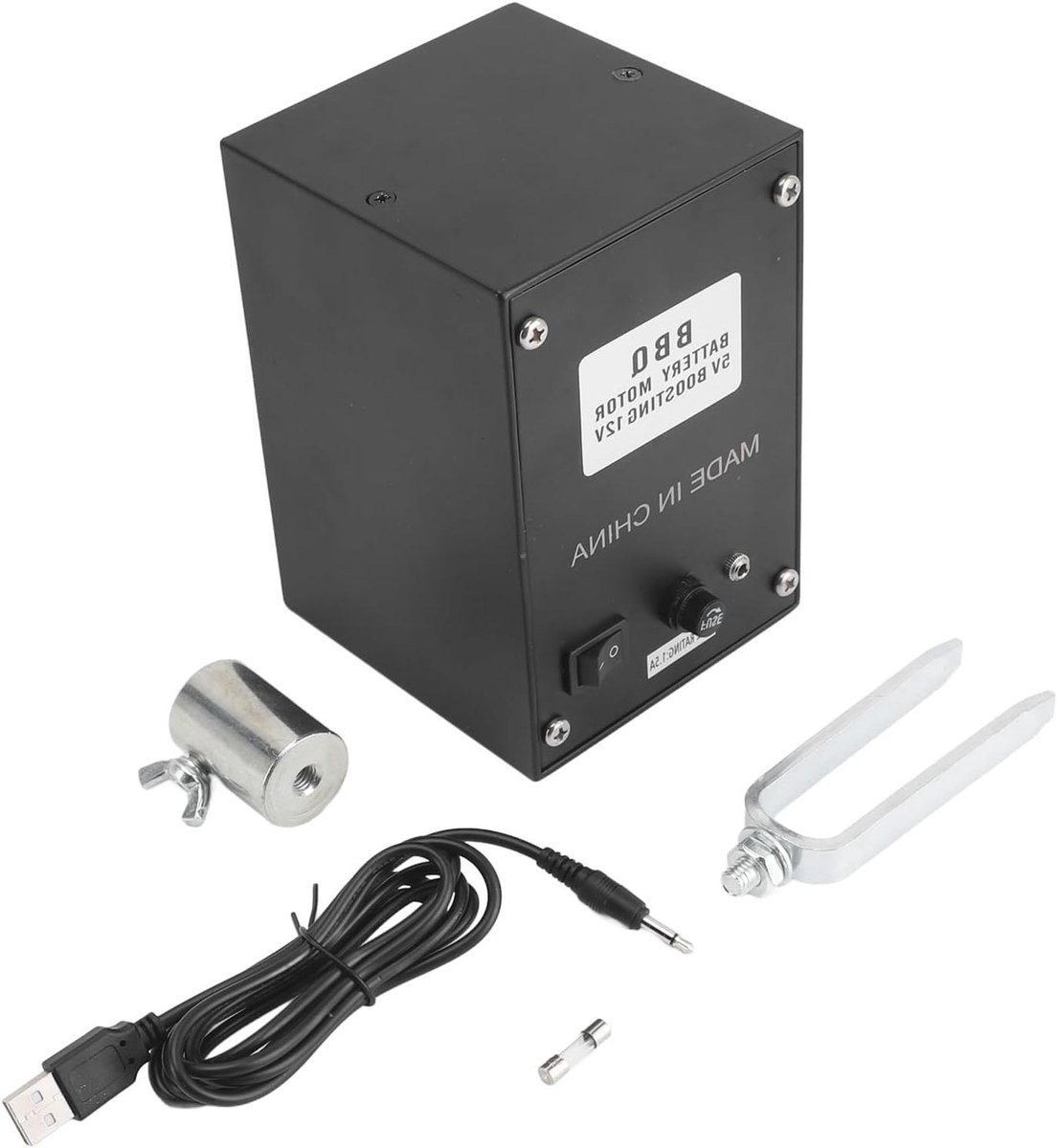 Barbecuemotor - Rotisseriemotor - Vlees Grillen - Hoog Koppel - 70 kg Capaciteit - Aluminium