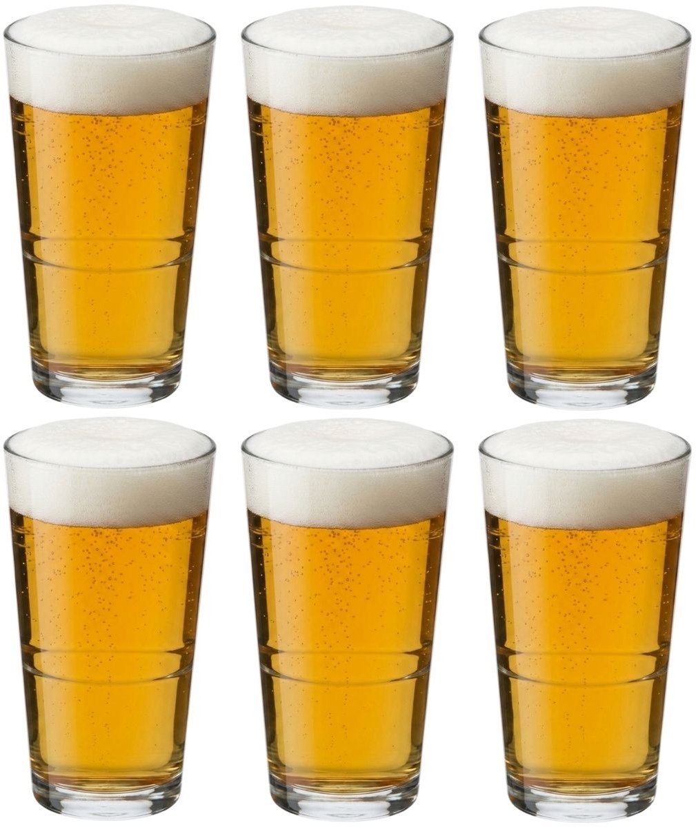 Cookinglife Bierglazen Vaasje / Amsterdammer 340 ml - 6 stuks