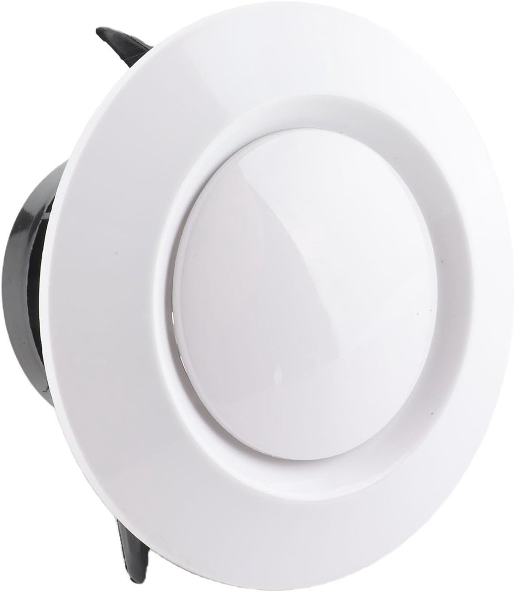 Ventilatierooster voor Plafond - Luchtuitlaat en -inlaat, 75mm Duct Cover voor Efficiënte 