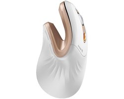 ProtoArc EM11 NL Wit Goud Draadloos Ergonomisch Verticaal Muis (CP016807)
