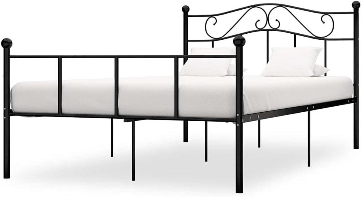 Metalen bedframe - Bedonderstel stevig - Slaapkamer inrichten - Solide constructie - 160 x