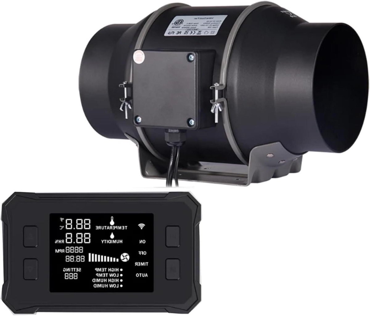Kanaalventilator - Afzuigventilator - Luchtcirculatie Verbetert - Stille EC Motor - 4 Inch