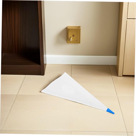 Tegelvoegzakken - Mortelzakken Voegmiddelzakken - Metselwerk Afwerken - Robuuste PVC Constructie - 60 x 32 cm - Wit — afbeelding 5