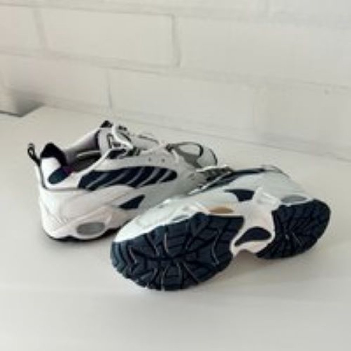 Everlast - sportschoenen - runner - wit/blauw - maat 37,5