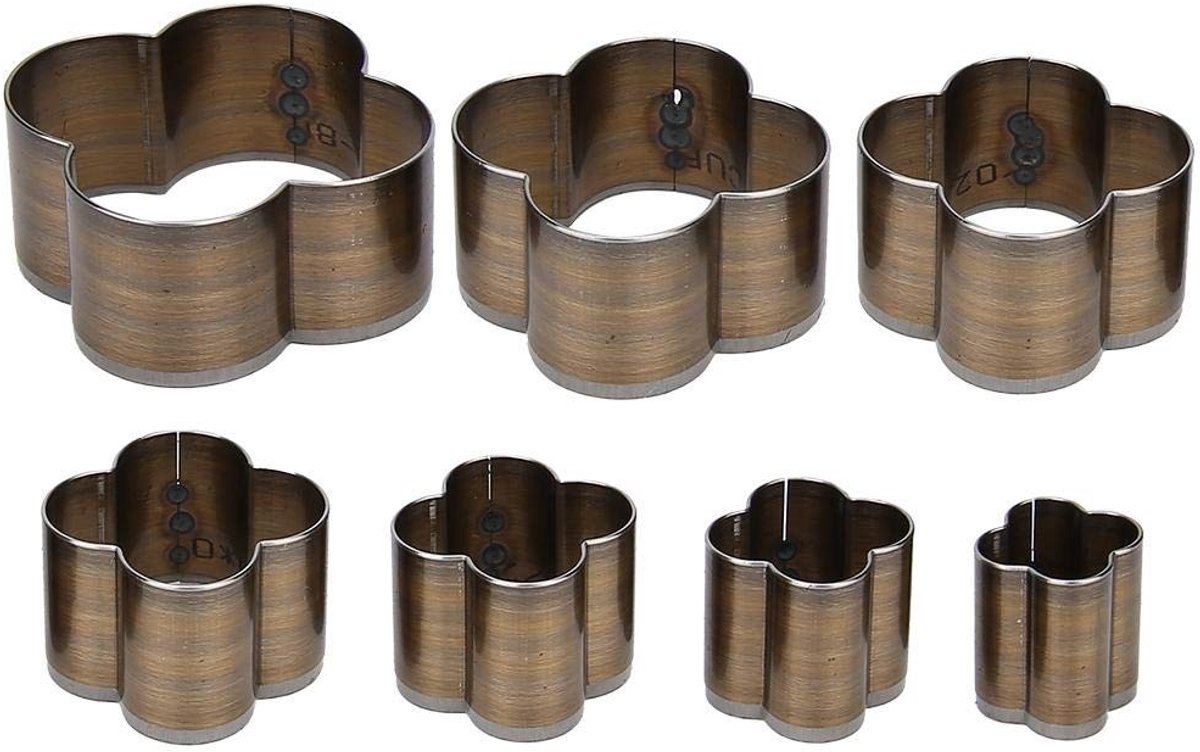 NTH products- Punch Cutter Set - 7 Stuks - Holle Snijders voor Leer - Handwerk en Bloemen - Professionele Kwaliteit - Klantenservice - Snijvormpjes