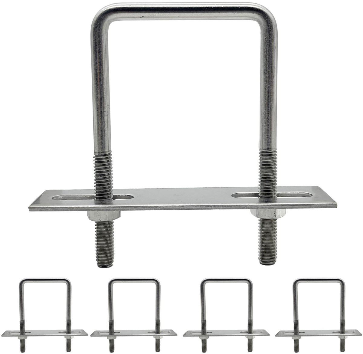 Cosensi- U-bouten M6 - 5 Stuks - Roestvrij Staal - Beugelschroef - U-beugelbouten - Duurzaam - Sterk Draagvermogen - Beugelschroeven
