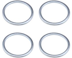 Byshayne- Sluitring 4 Stuks - Dikte 2 mm - Binnendiameter 35 mm - Buitendiameter 42 mm - Roestvrij Staal - Compatibel met Bafang BBS01/BBS02/BBSHD - Afstandsringen