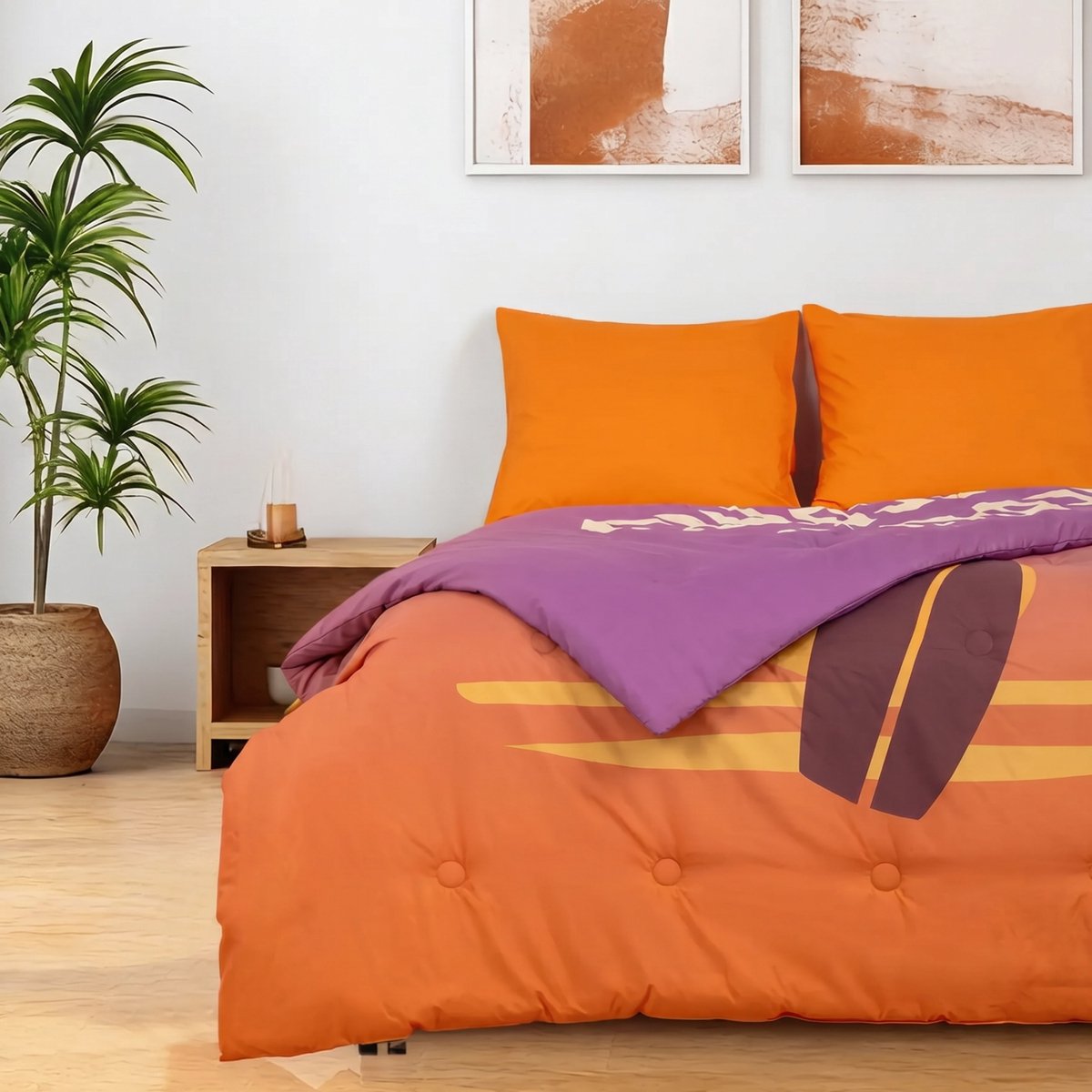 Take-it-Lazy - The Rebel Surfer - Wasbaar hoesloos dekbed