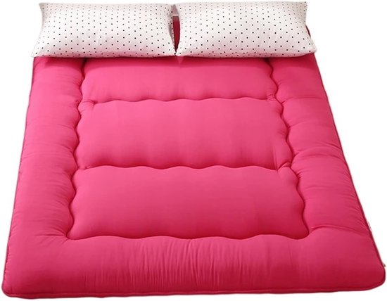 Tatami Futon Matras - Vloer Bed - Comfortabel Slapen - Opvouwbaar Ontwerp - 200 x 220 cm - Bruin — afbeelding 4