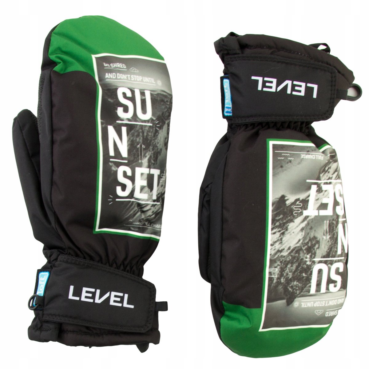 Level Juke JR Mitt Ninja Kinder Skihandschoenen L/6 - Warm & Waterdicht