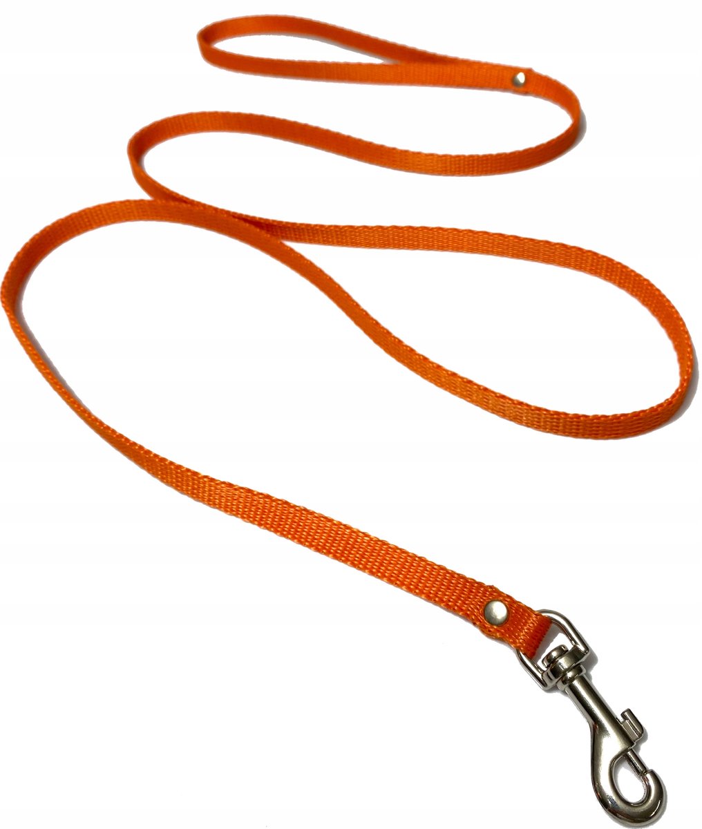Oranje Hondenlijn 140 cm / 10 mm - Stevig Polypropyleen
