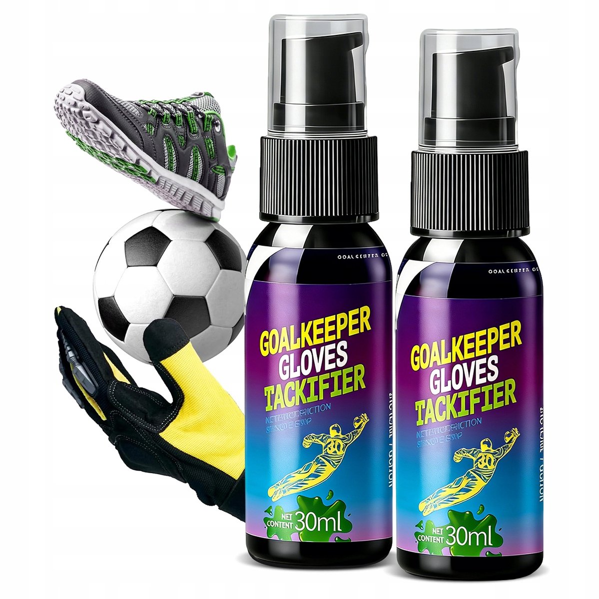 2x Keepershandschoenen Spray 30ml - Verbeterde grip & antislip