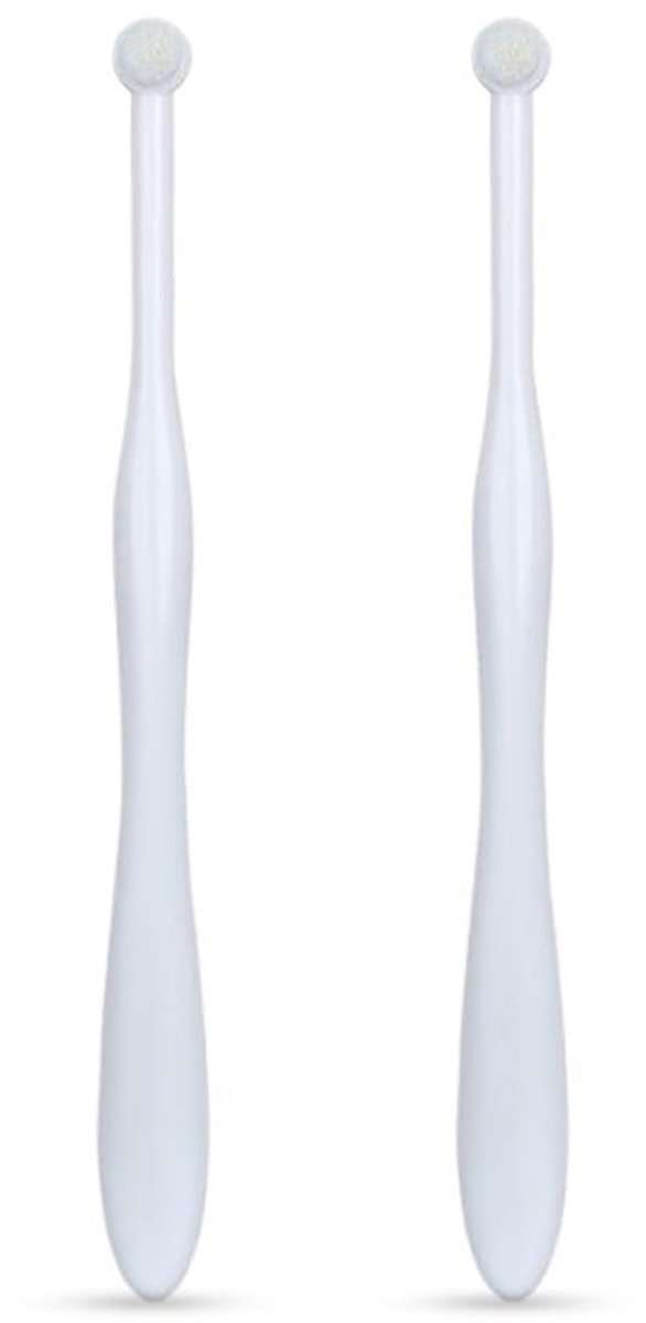 LIVIA HOME- Hondentandenborstel 2 Stuks - Ultra Zachte Borstelharen - Gevoelig Tandvlees - Huisdiertandenborstel - Comfortabele Grip - Hoogwaardig Materiaal - Dierenborstel
