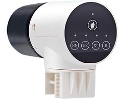 Automatische visvoeder - Voederautomaat aquarium - Vakantie voeren - Instelbare timer - 200 ml capaciteit - Zwart