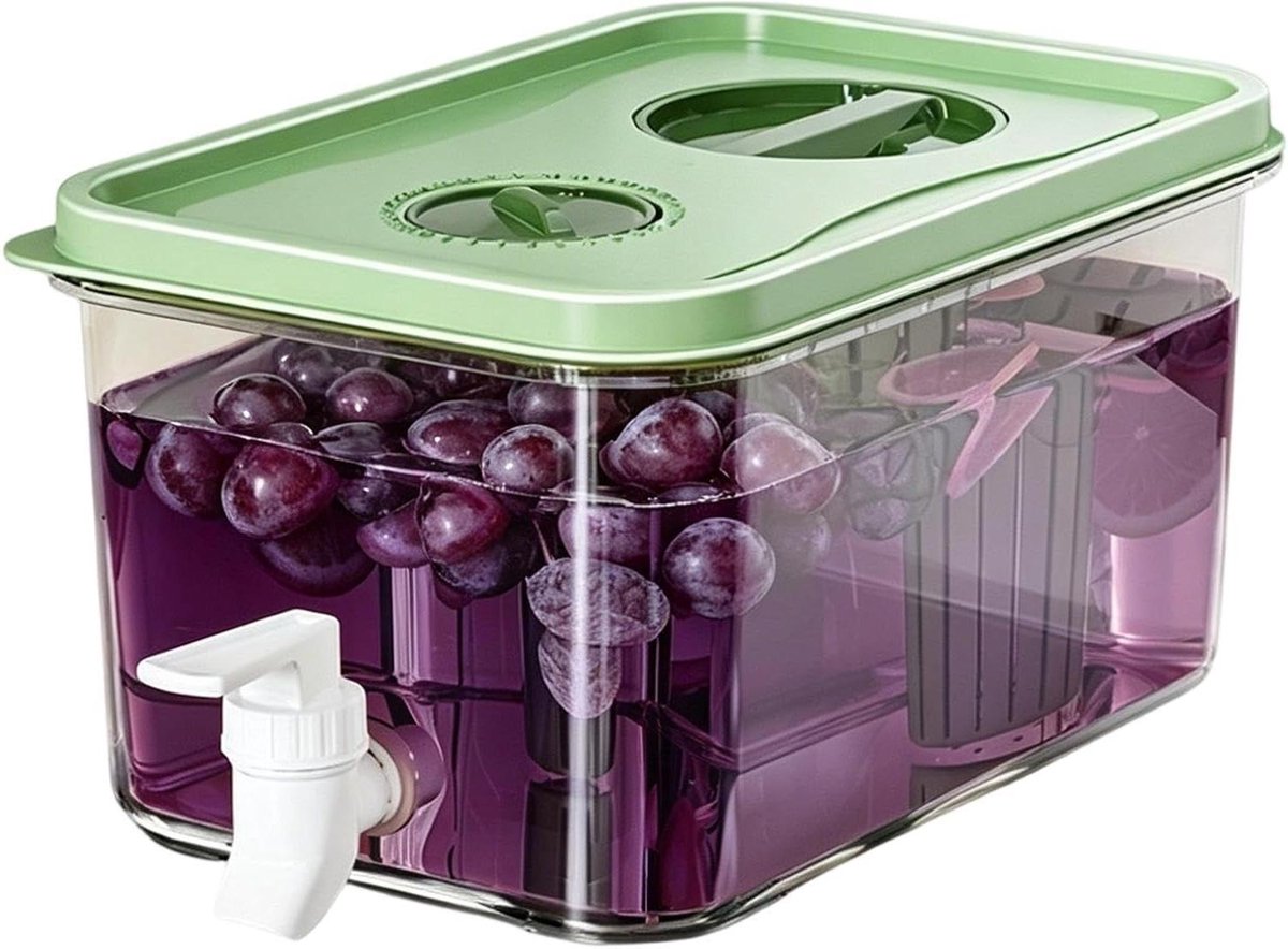 Drankdispenser Koelkast - Waterdispenser Tap - Dranken Serveren - Ruimtebesparend Ontwerp - 28 Liter - Wit