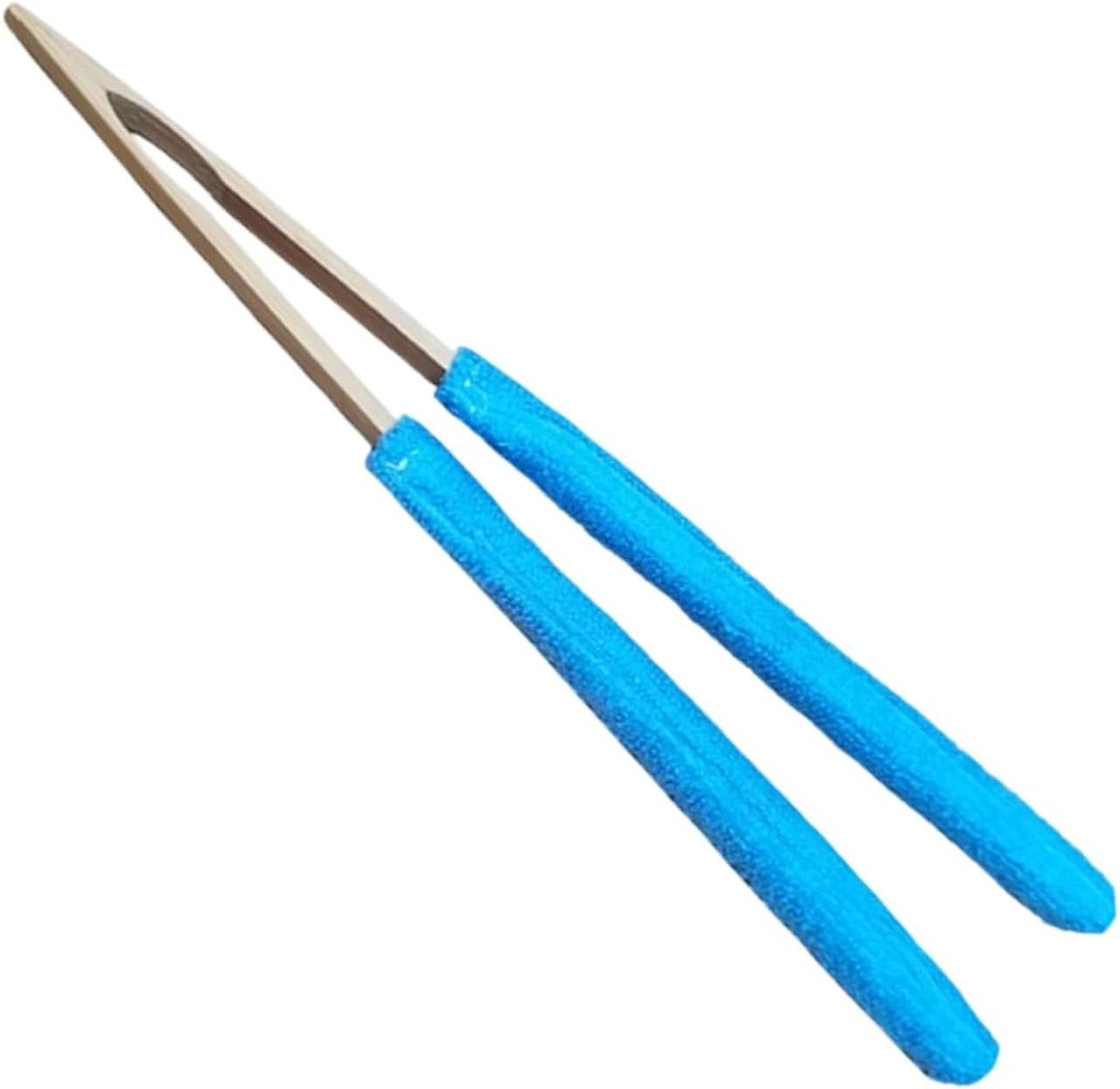 Bladreiniger Tongs - Plantenverzorgingstool - Planten Bladeren Schoonmaken - Dubbelzijdig Ontwerp - 25.5 cm Lengte - Houtkleurig