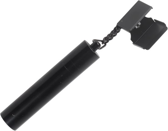 Biljartkrijthouder - Poolkeu Accessoire - Spel Verbeteren - 3-in-1 Multifunctioneel - 10 cm - Zwart — afbeelding 3