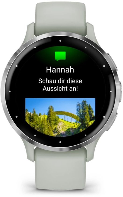 Garmin Venu 3s - Smartwatch - AMOLED-Scherm - 41mm - Sage Grey