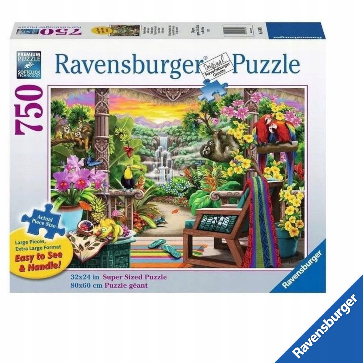 Ravensburger Premium Puzzel 750 Stukjes Tropisch Ontspannen