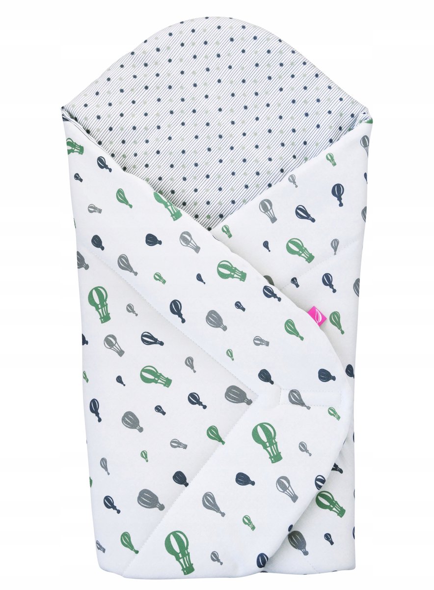 Moederschap Baby Swaddle Mint-ballonnen - 100% katoen