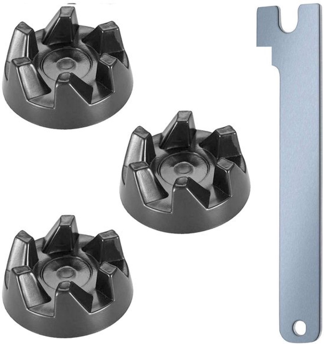 Koppeling 9704230 - Blenderkoppeling - Inclusief montagesleutel - Compatibel met Kitchenaid - Reserveonderdelen voor blender - Geschikt v