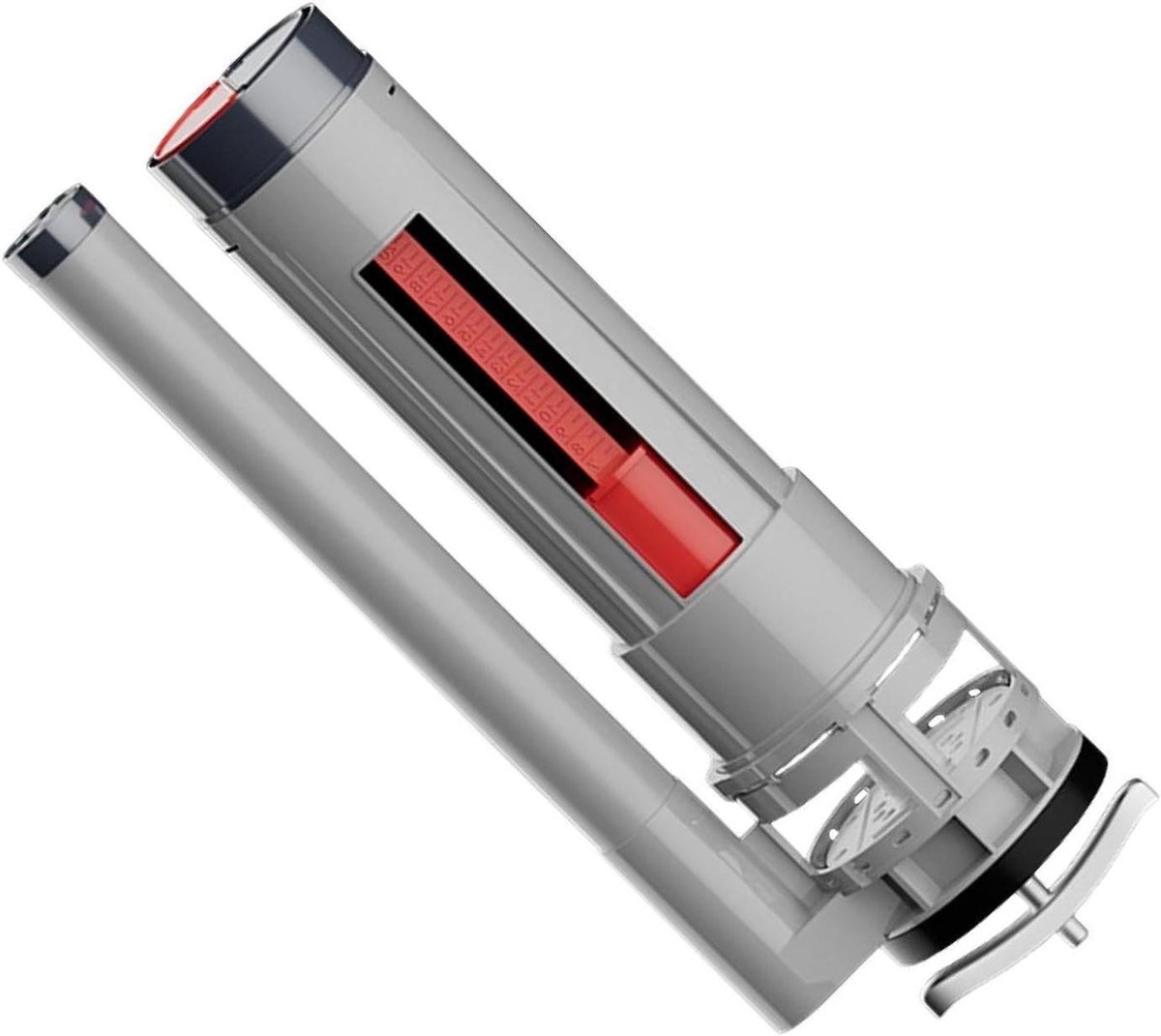 Toilet Spoelklep - Reservoir Onderdeel - Toilet Reparatie - Waterbesparend Ontwerp - 24 cm Hoog - Wit