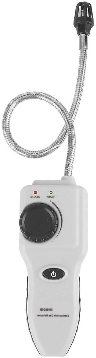 Gasdetector - Lekdetector Alarm - Veiligheid Thuis - Instelbare Gevoeligheid - Compact Formaat - Zwart