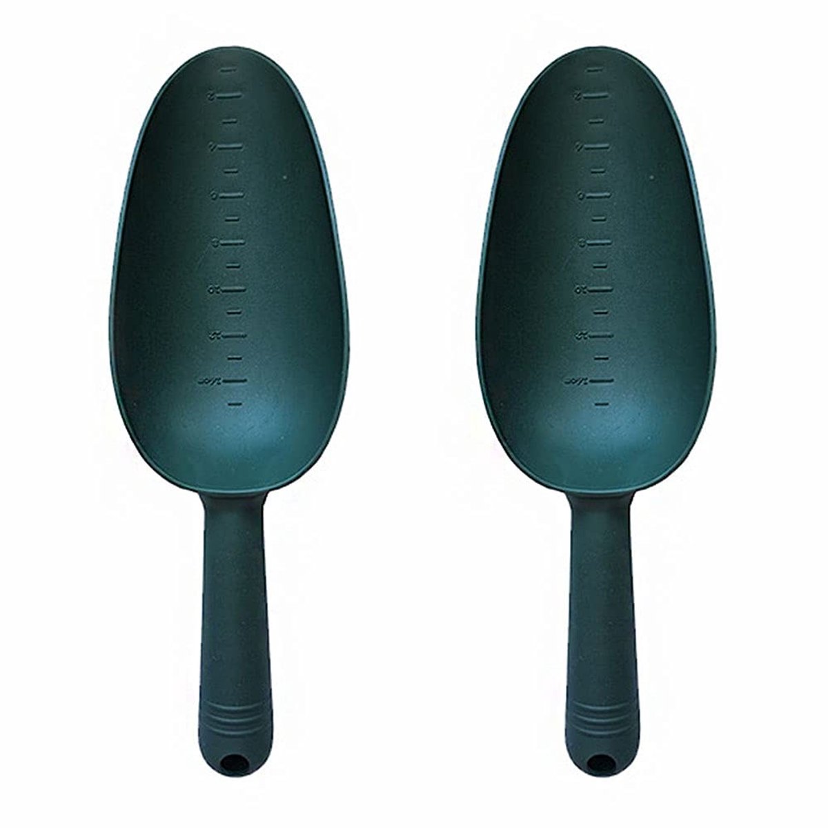 JHUBERS- Handtroffel Lichtgewicht - Tuinschepje - Tuinspade - Tuingereedschap - Kunststof - 2 Stuks 29cm - Tuinschep