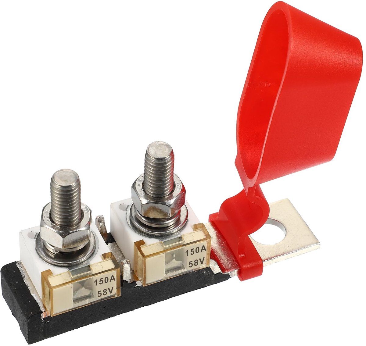 150A MRBF Terminal Fuse Block Kit - Zwart Plastic, Veiligheid, Elektrische Installatie, 1 Set