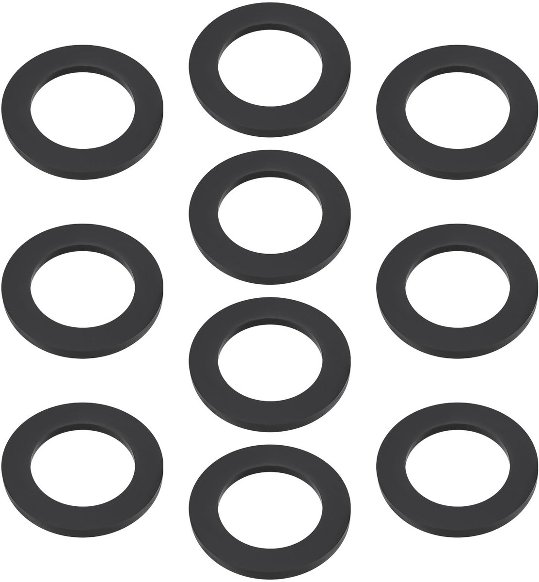 JHUBERS- Afdichtingen SBR-rubber - Oliebestendig - Binnendiameter 25 mm - Buitendiameter 38 mm - Dikte 3 mm - Set van 10 stuks - Rubberen Ringen