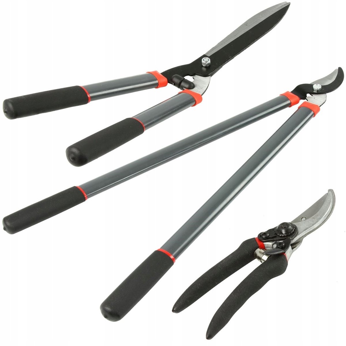 Tuin Gereedschap Set: Snoeischaar, Heggenschaar & Takkenknipper