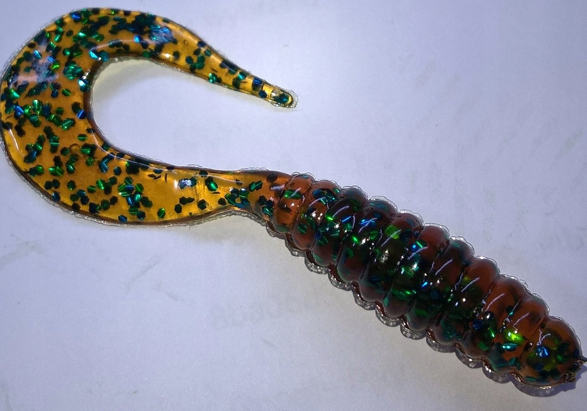 Mann's Twister 7cm - Zacht kunstaas voor roofvissen