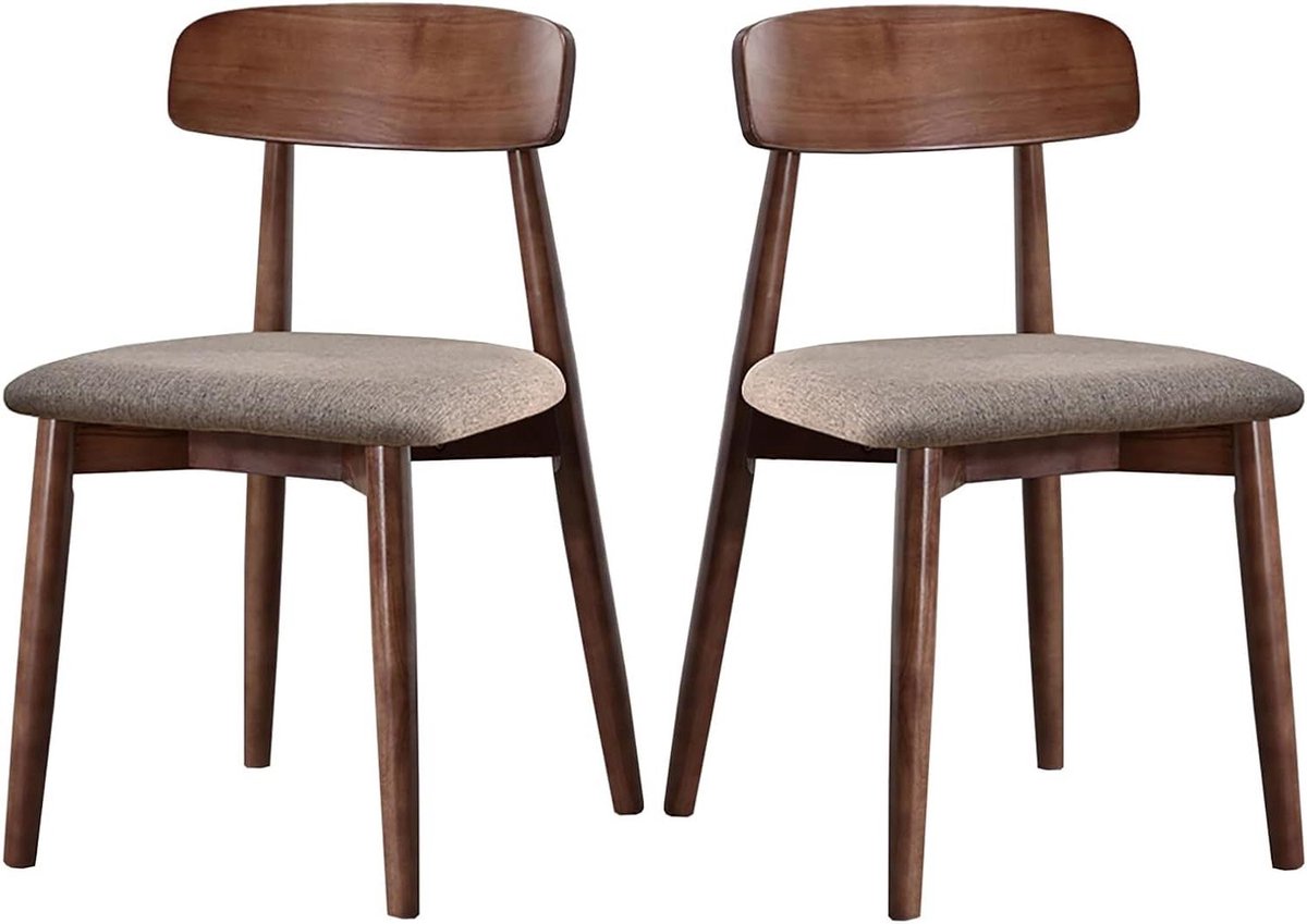 Eetkamerstoelen Set - Gestoffeerde stoelen - Comfortabel zitten - Ergonomisch ontwerp - Se