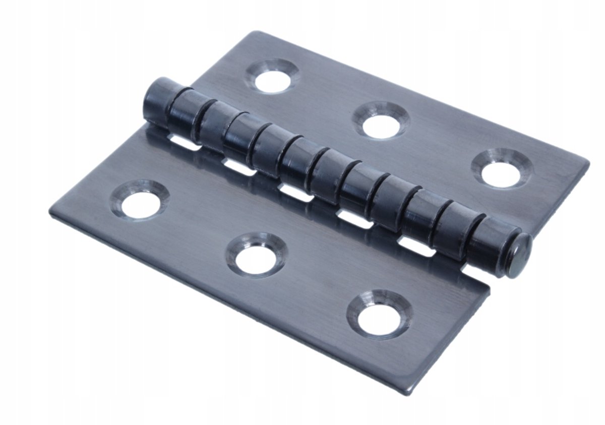 RVS Scharnier voor Meubels, Kisten, Deuren, Ramen - 60x50x1,5mm A2