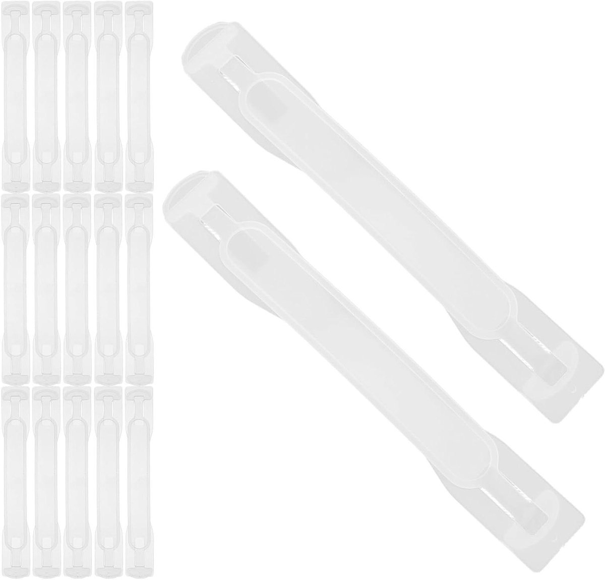 Draaghandvatten Plastic - Verhuisdozen Handgrepen - Dozen Verplaatsen - Antislip Grip - 100 Stuks - Transparant