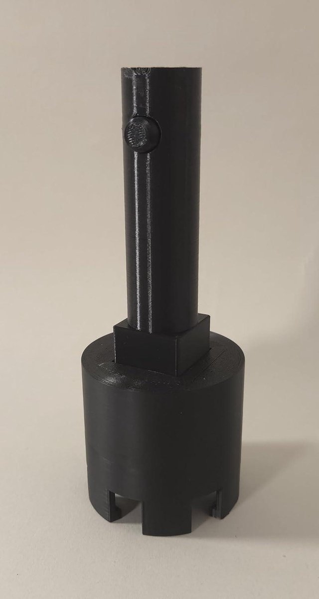 Rookmelder gereedschap - Demontage tool - Veilig onderhoud - Perfecte pasvorm - 1 stuk - Zwart