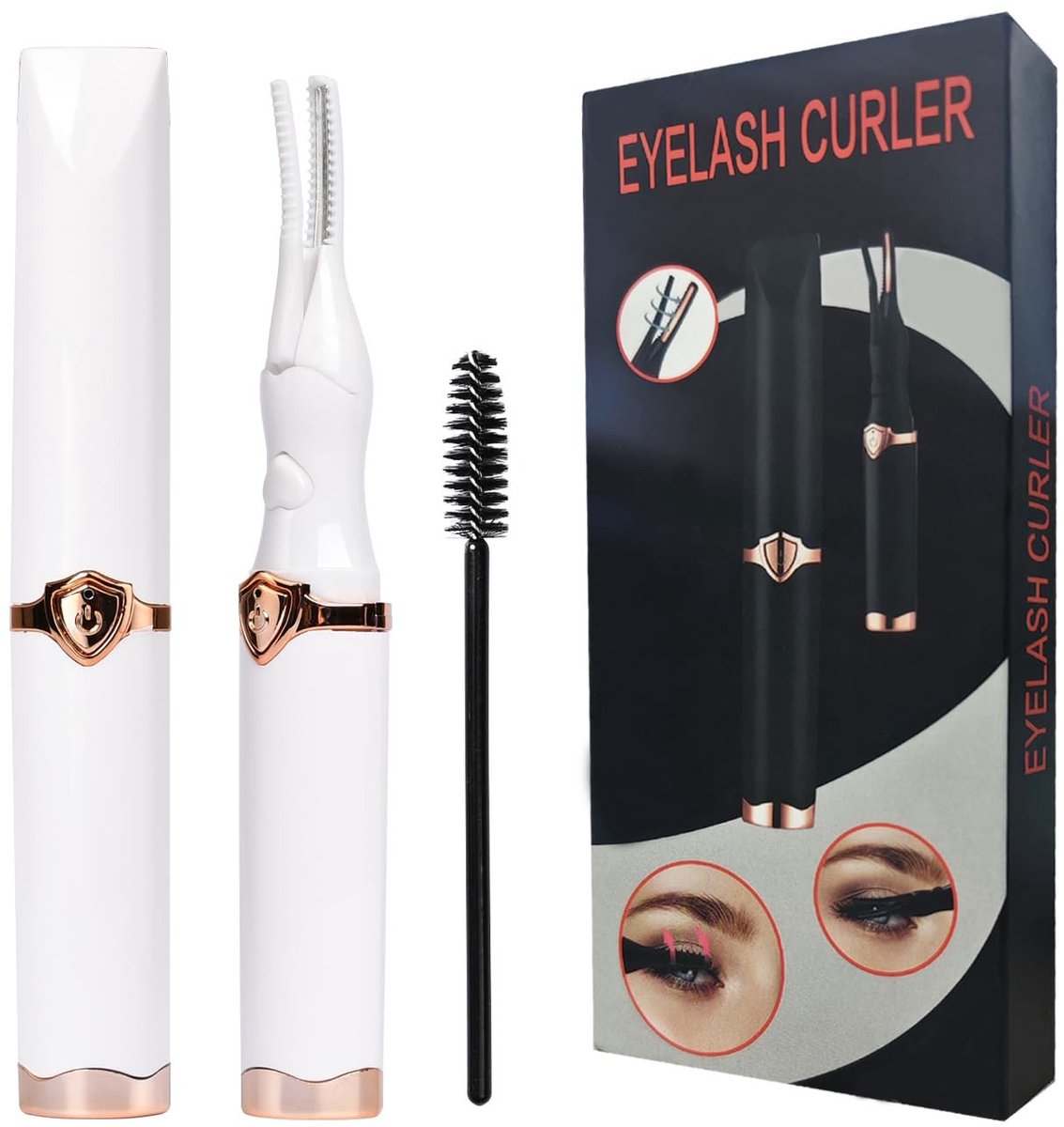 Dailygoods - Elektrische Verwarmbare Wimperkruller met 3 Temperatuurinstellingen
