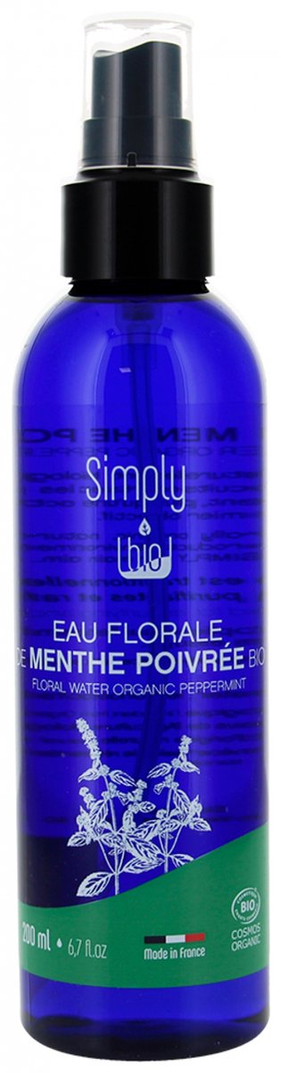 Simply Bio Pepermunt Biologisch Bloemenwater 200 ml