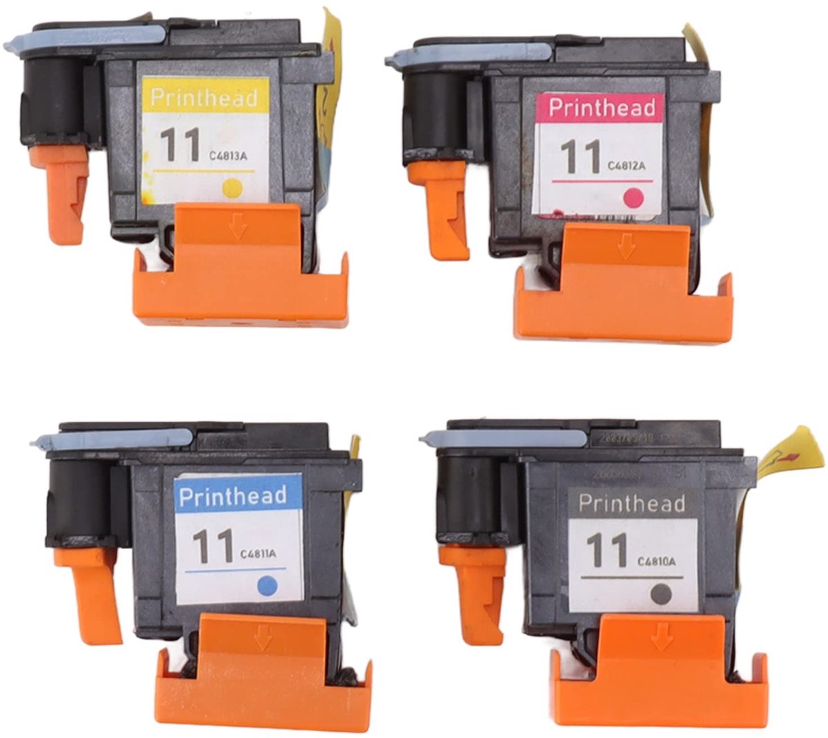 Dailygoods- Printkop Vervanging 4 Stuks - Magenta/Zwart/Cyaan/Geel - Hoge Resolutie - Goede Compatibiliteit - ABS-Materiaal - Duurzaam Gebruik - Inkjetkop
