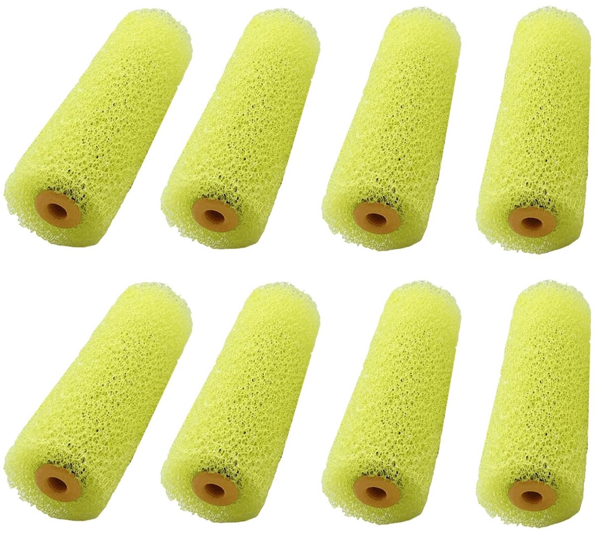 Dailygoods- Sponsroller 8 Stuks - Getextureerde Roller - Verfroller - Schuimroller - DIY Schilderen - Hoogwaardig Nylon Materiaal