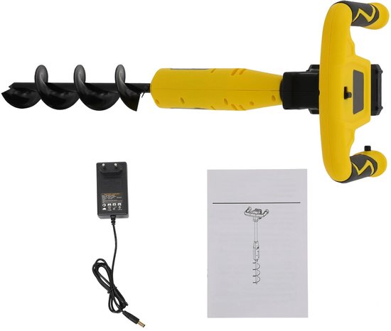 Innovastore Elektrische Grondboor - Draadloze Grondboor - Grondboor - Accu-aangedreven boormachine - Tuinmachine - Gatenboor — afbeelding 4