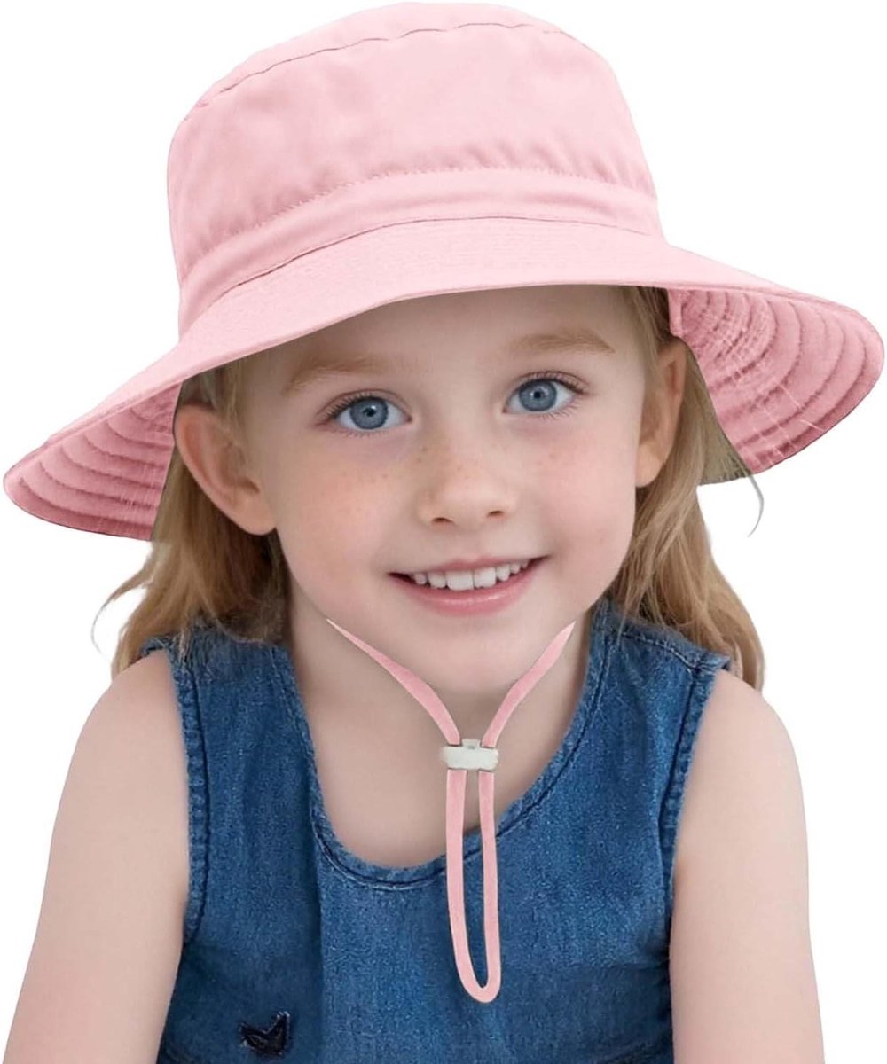 Zonnehoed Kinderen - Baby Vissershoed - Zomerse Bescherming - Ademend Materiaal - 0-6 Jaar - Divers