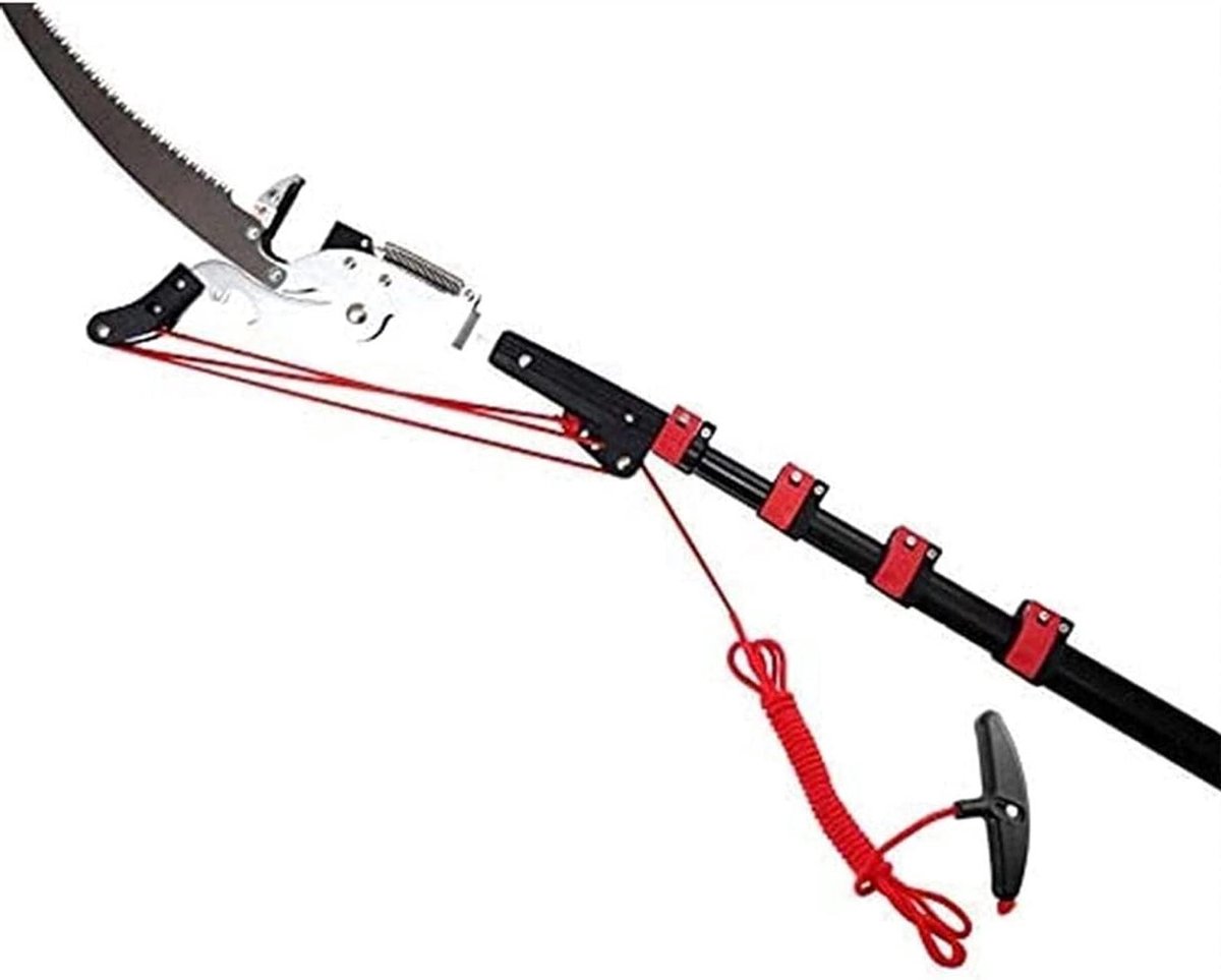 Telescopische Snoeischaar - Takkenknipper - Hoge Takken Snoeien - Lichtgewicht Aluminium - Tot 7.2 Meter - Zilver