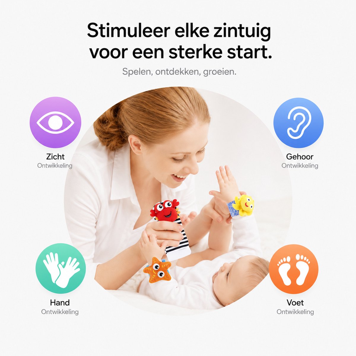 BOTC Babysokken - Beestenbende - Antislip - 0-6 maanden - Babysokjes - Baby Slofjes - Kraamcadeau - Baby Cadeau — afbeelding 4